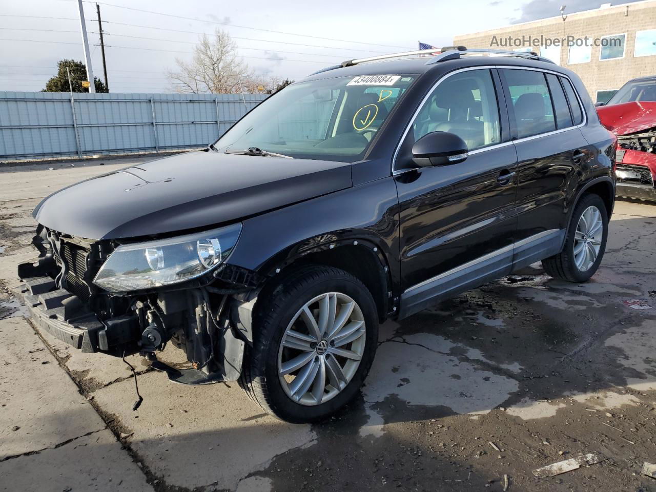 2013 Volkswagen Tiguan S Black vin: WVGBV7AXXDW527024