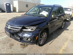 2013 Volkswagen Tiguan Se W/sunroof & Nav Blue vin: WVGBV7AXXDW538847