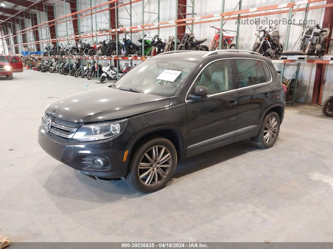 2013 Volkswagen Tiguan Se Black vin: WVGBV7AXXDW543840