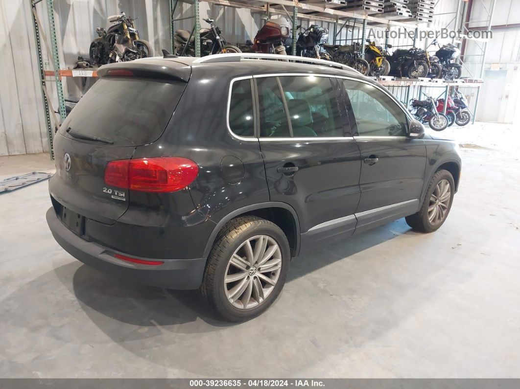 2013 Volkswagen Tiguan Se Black vin: WVGBV7AXXDW543840