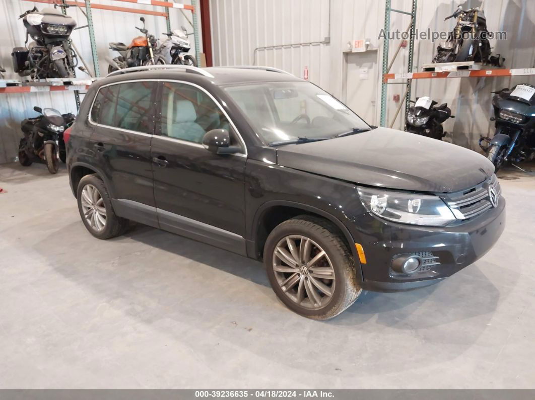 2013 Volkswagen Tiguan Se Black vin: WVGBV7AXXDW543840