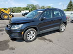 2016 Volkswagen Tiguan S Black vin: WVGBV7AXXGW533362