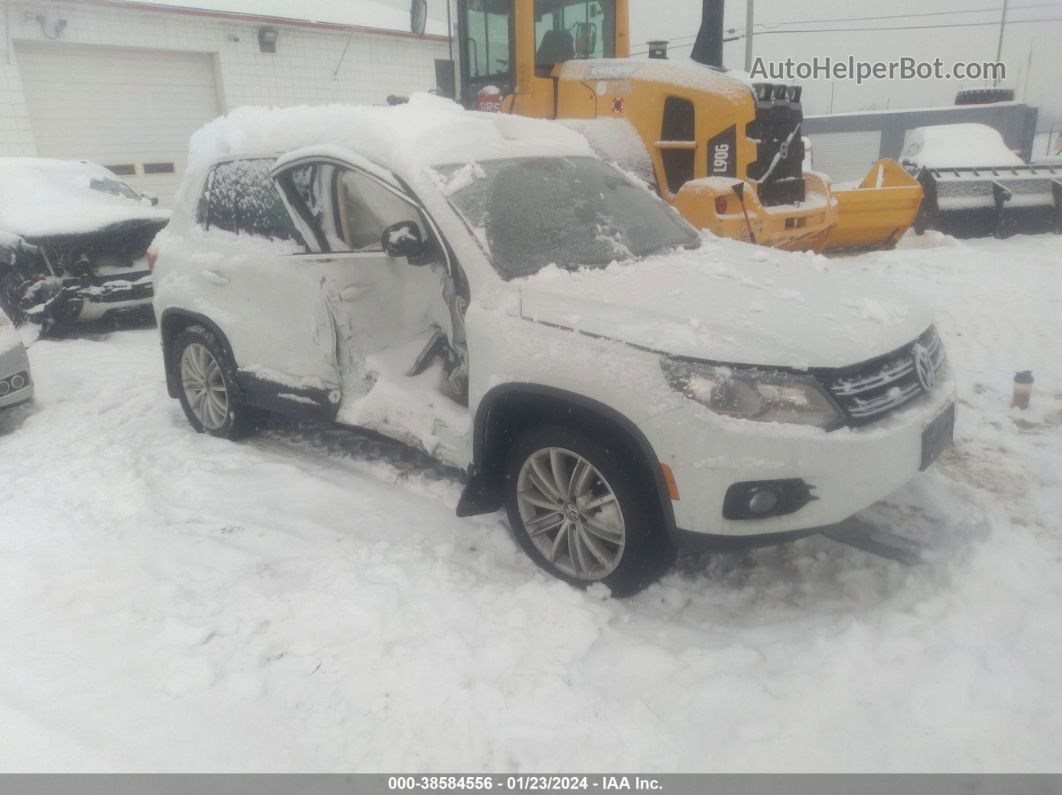 2016 Volkswagen Tiguan Se Белый vin: WVGBV7AXXGW539842