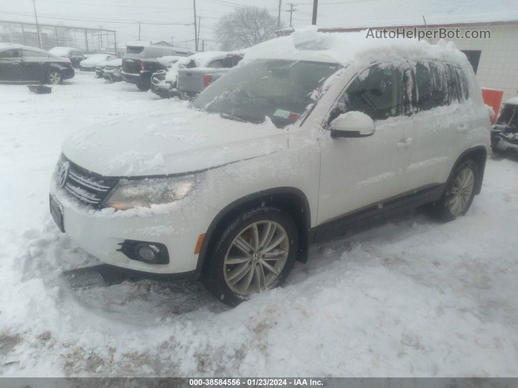 2016 Volkswagen Tiguan Se White vin: WVGBV7AXXGW539842