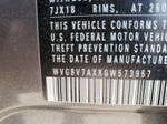2016 Volkswagen Tiguan S Silver vin: WVGBV7AXXGW573957