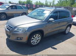 2010 Volkswagen Tiguan Se Gray vin: WVGBV9AX5AW500708