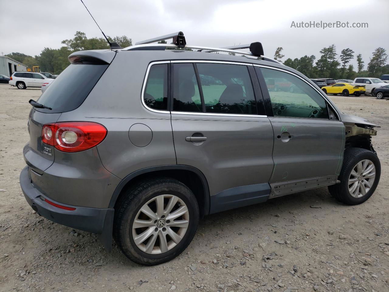 2010 Volkswagen Tiguan Se Gray vin: WVGBV9AX7AW510155