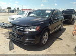 2014 Volkswagen Touareg R-line Black vin: WVGDF9BP1ED008568