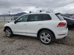 2014 Volkswagen Touareg V6 White vin: WVGDF9BP3ED010984