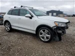 2014 Volkswagen Touareg V6 White vin: WVGDF9BP3ED010984