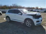 2014 Volkswagen Touareg Tdi White vin: WVGDP9BP6ED009017