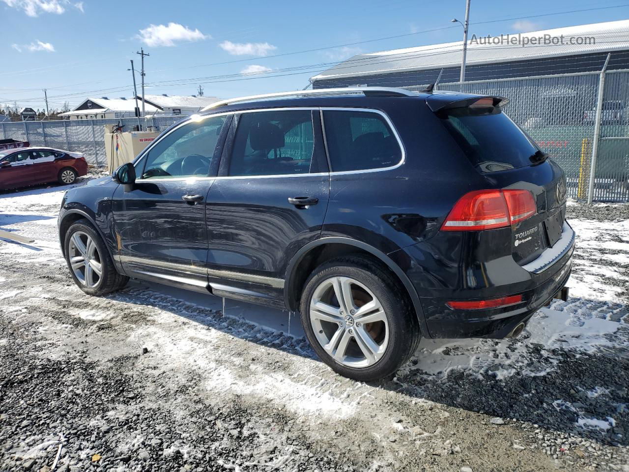 2014 Volkswagen Touareg Tdi Black vin: WVGDP9BPXED007321