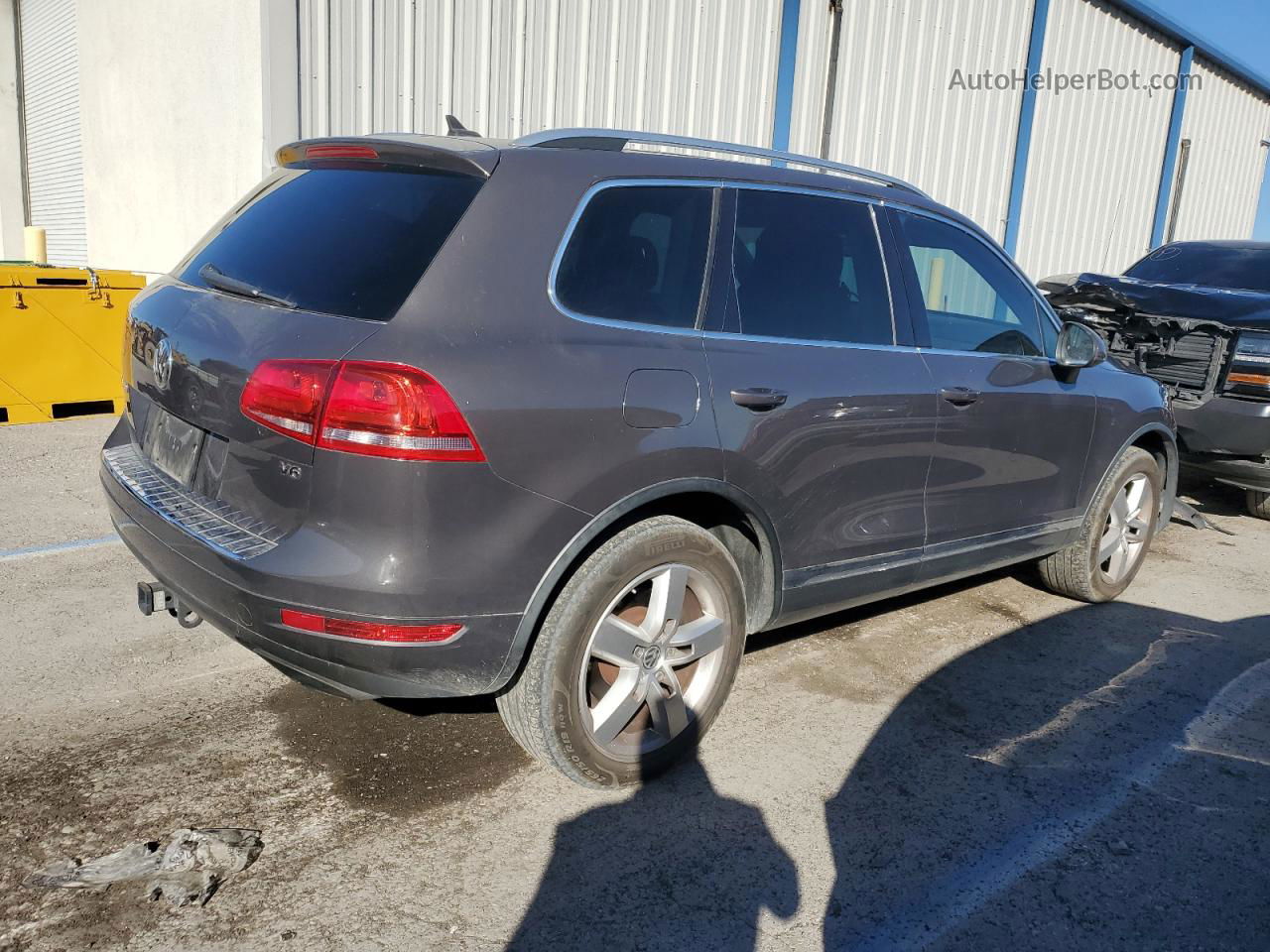 2012 Volkswagen Touareg V6 Серый vin: WVGEF9BP0CD006067