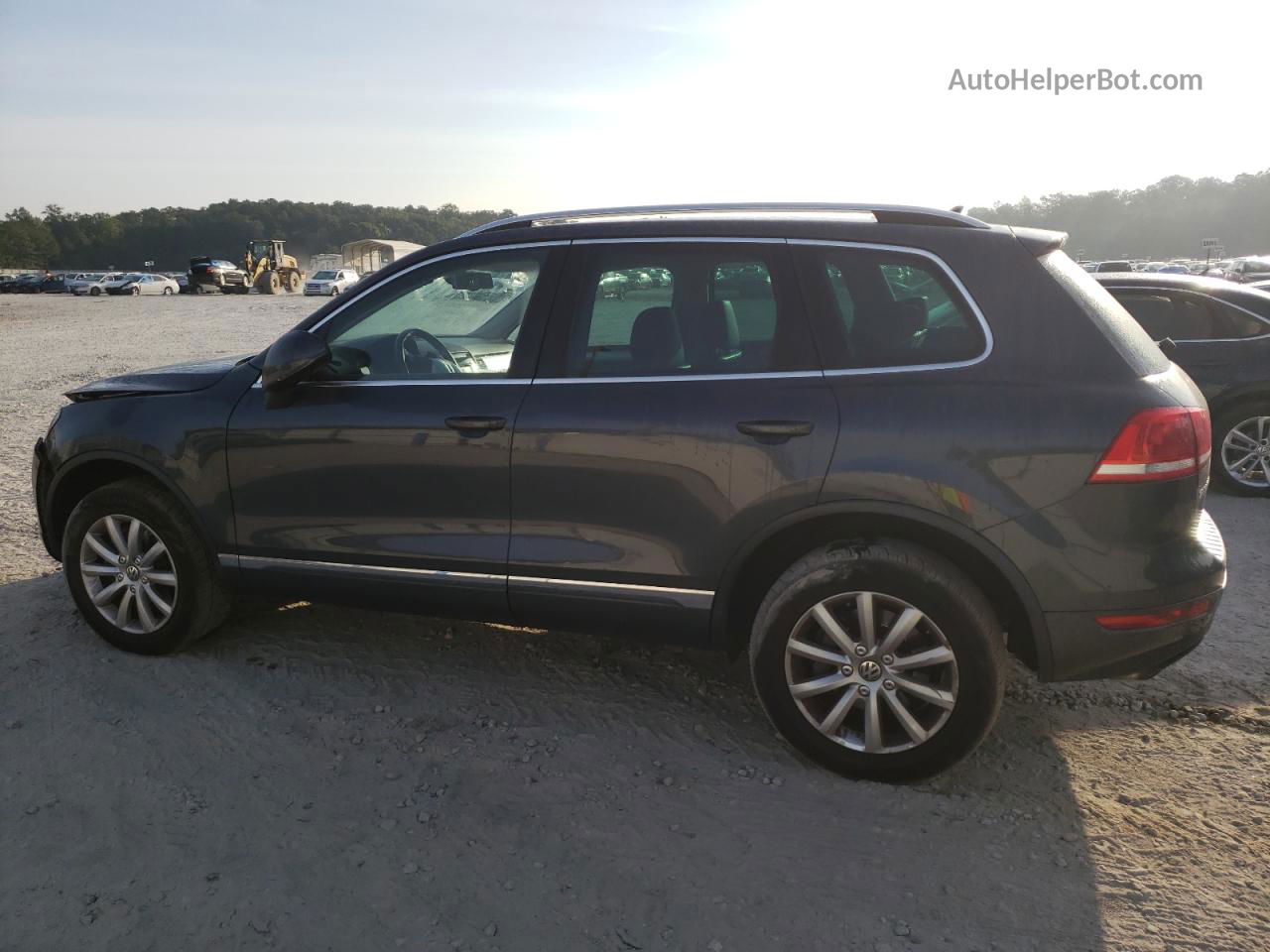 2012 Volkswagen Touareg V6 Gray vin: WVGEF9BP0CD009440