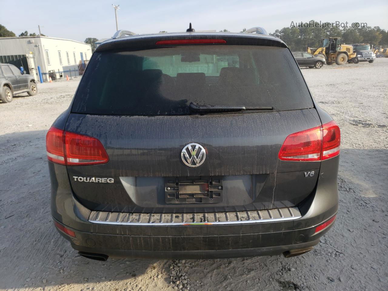 2012 Volkswagen Touareg V6 Gray vin: WVGEF9BP0CD009440