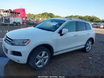 2012 Volkswagen Touareg Lux White vin: WVGEF9BP0CD010913