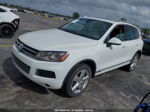 2012 Volkswagen Touareg Vr6 Lux White vin: WVGEF9BP0CD010913