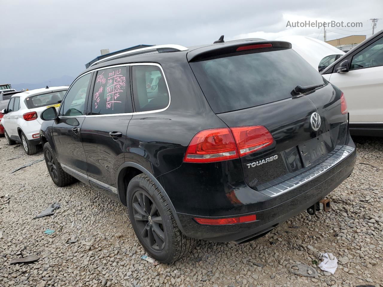 2013 Volkswagen Touareg V6 Black vin: WVGEF9BP0DD003963