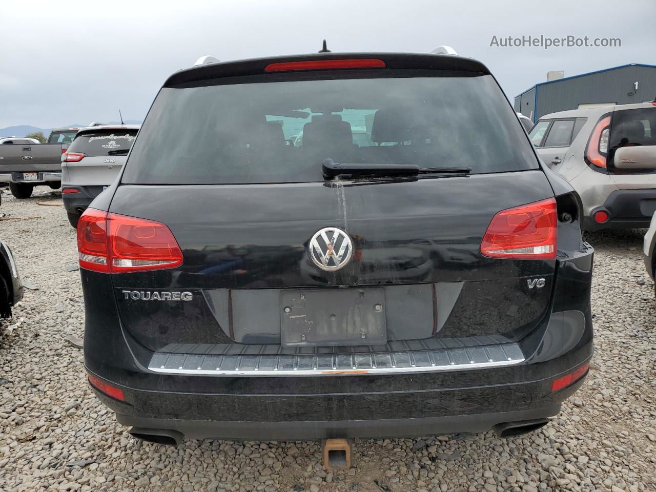 2013 Volkswagen Touareg V6 Black vin: WVGEF9BP0DD003963