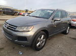 2013 Volkswagen Touareg V6 Gray vin: WVGEF9BP0DD006880