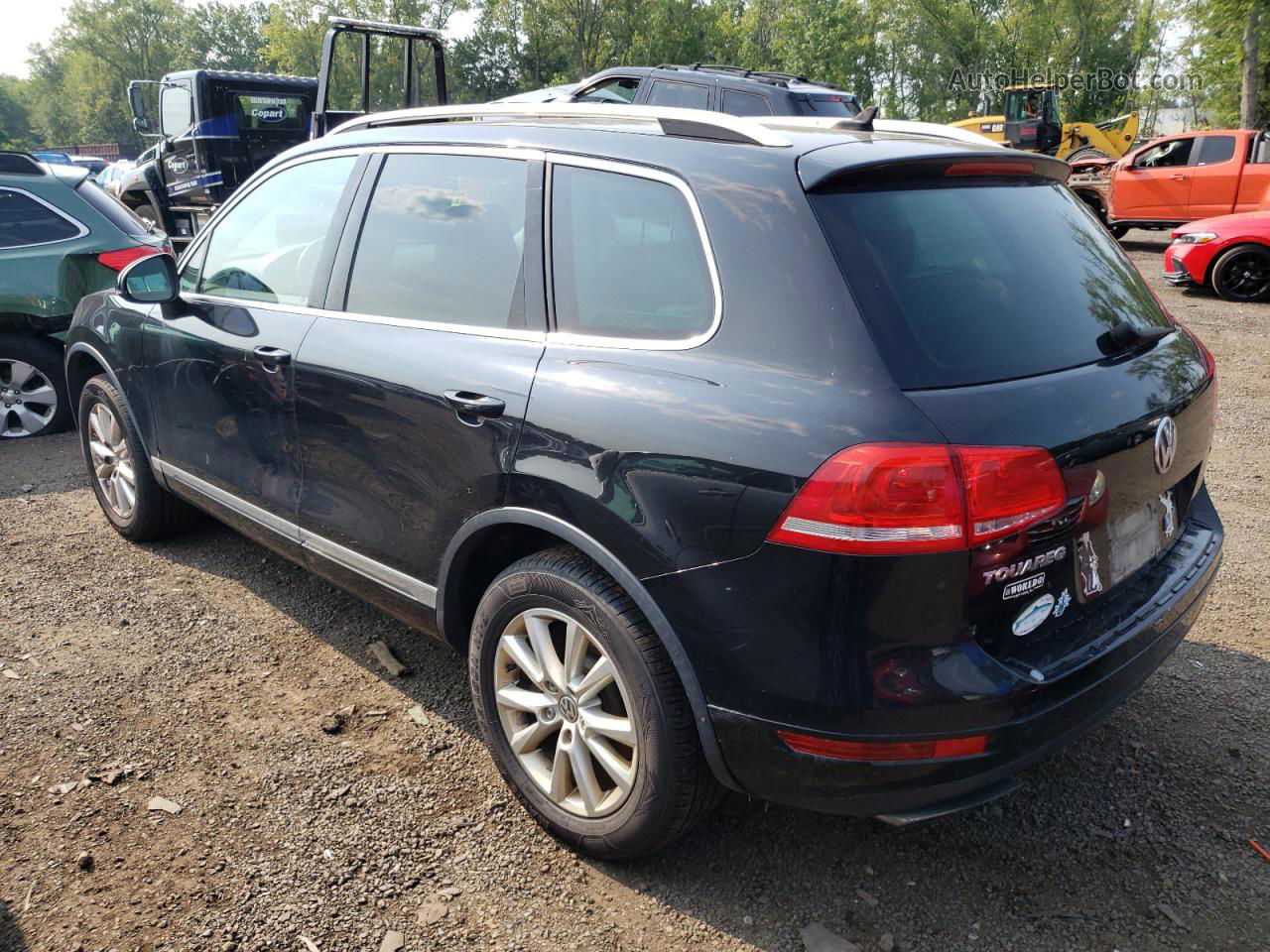 2013 Volkswagen Touareg V6 Черный vin: WVGEF9BP0DD009827