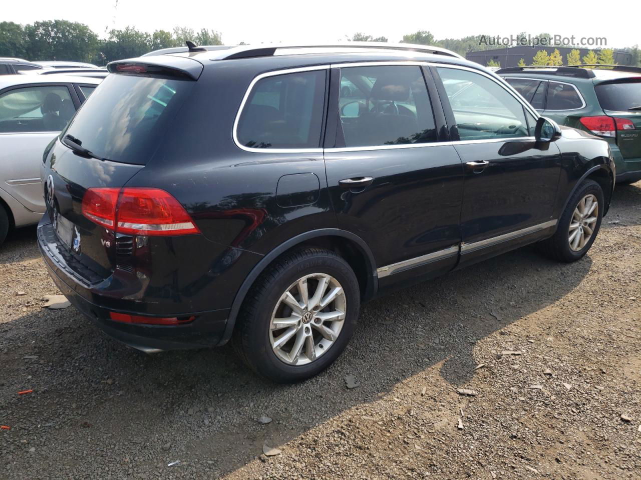 2013 Volkswagen Touareg V6 Черный vin: WVGEF9BP0DD009827