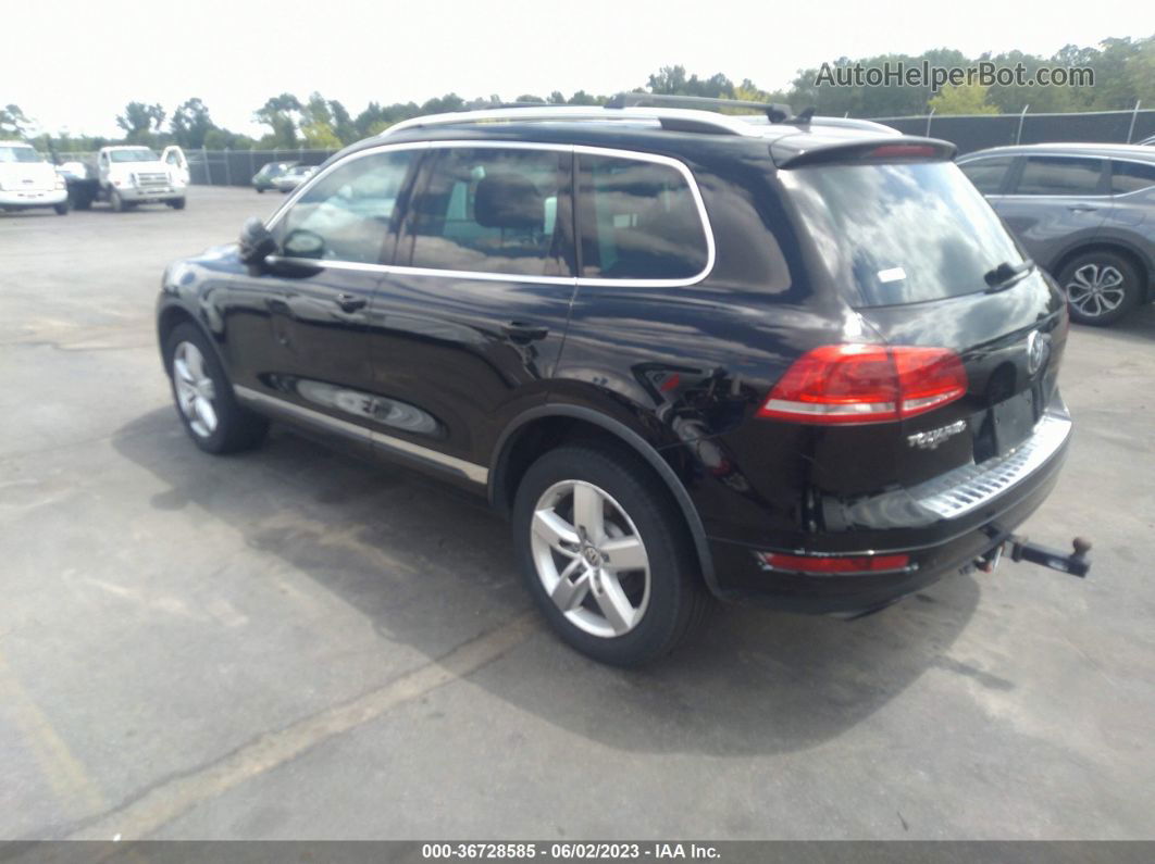 2013 Volkswagen Touareg Lux Black vin: WVGEF9BP0DD010279