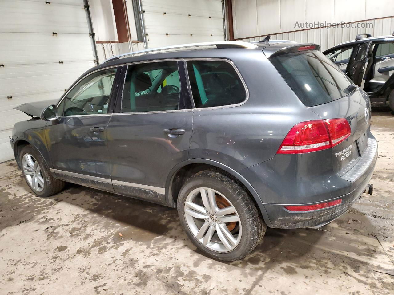 2013 Volkswagen Touareg V6 Gray vin: WVGEF9BP0DD012629