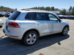 2014 Volkswagen Touareg V6 Silver vin: WVGEF9BP0ED000899