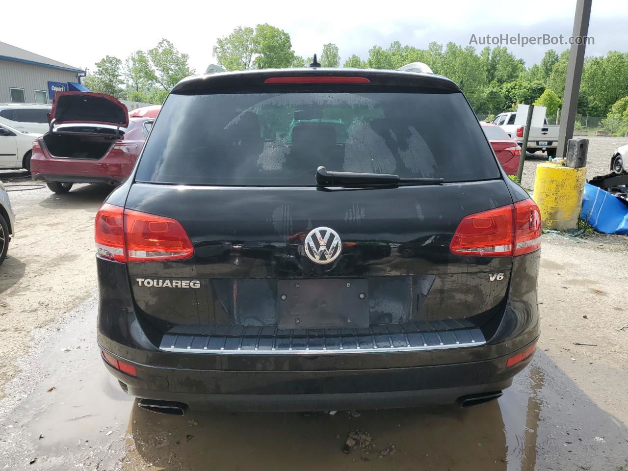 2014 Volkswagen Touareg V6 Black vin: WVGEF9BP0ED006136