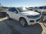 2014 Volkswagen Touareg V6 White vin: WVGEF9BP0ED006959