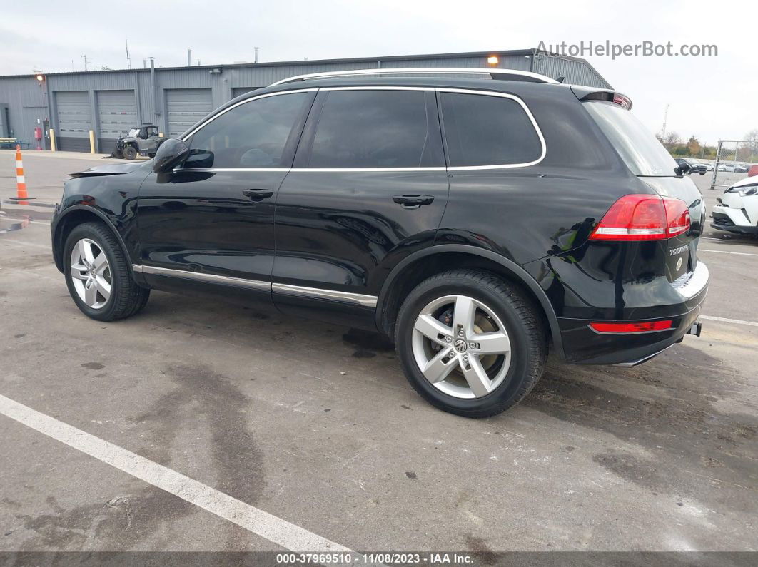 2014 Volkswagen Touareg 3.6l Lux Black vin: WVGEF9BP0ED011093