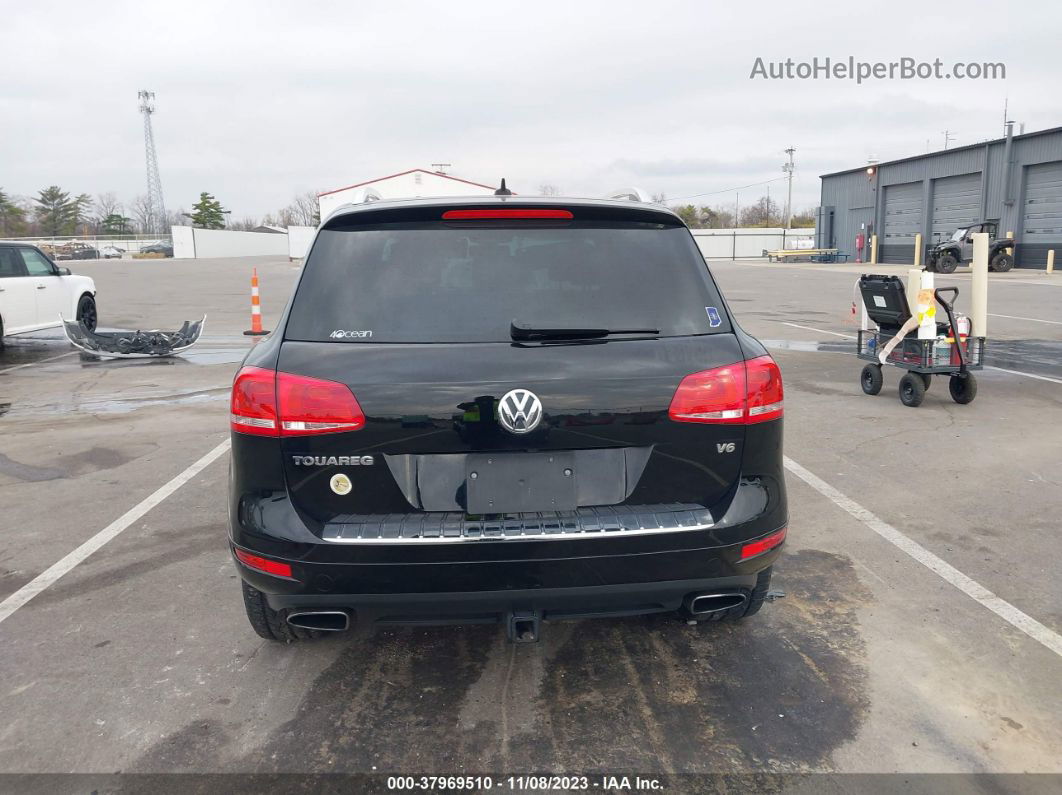 2014 Volkswagen Touareg 3.6l Lux Black vin: WVGEF9BP0ED011093