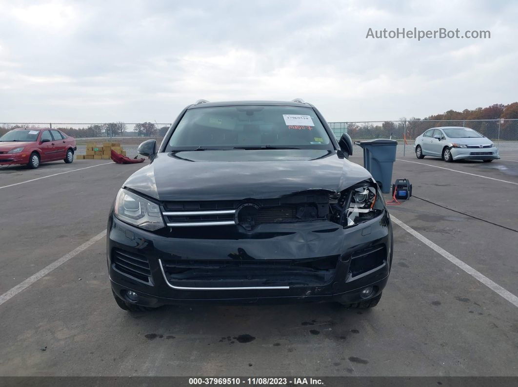 2014 Volkswagen Touareg 3.6l Lux Black vin: WVGEF9BP0ED011093