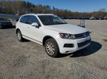 2012 Volkswagen Touareg V6 White vin: WVGEF9BP1CD008331