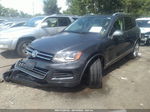 2013 Volkswagen Touareg Exec Silver vin: WVGEF9BP1DD002627