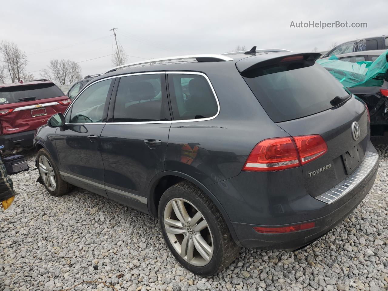 2013 Volkswagen Touareg V6 Синий vin: WVGEF9BP1DD006838