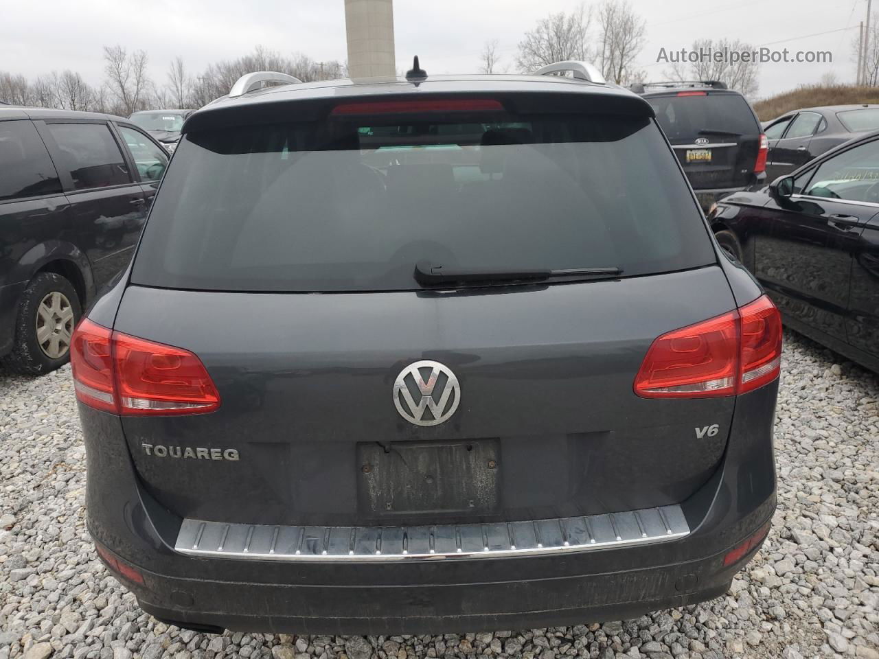 2013 Volkswagen Touareg V6 Синий vin: WVGEF9BP1DD006838