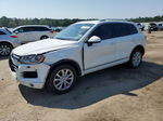 2014 Volkswagen Touareg V6 White vin: WVGEF9BP1ED008431