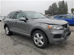 2014 Volkswagen Touareg V6 Gray vin: WVGEF9BP1ED012043