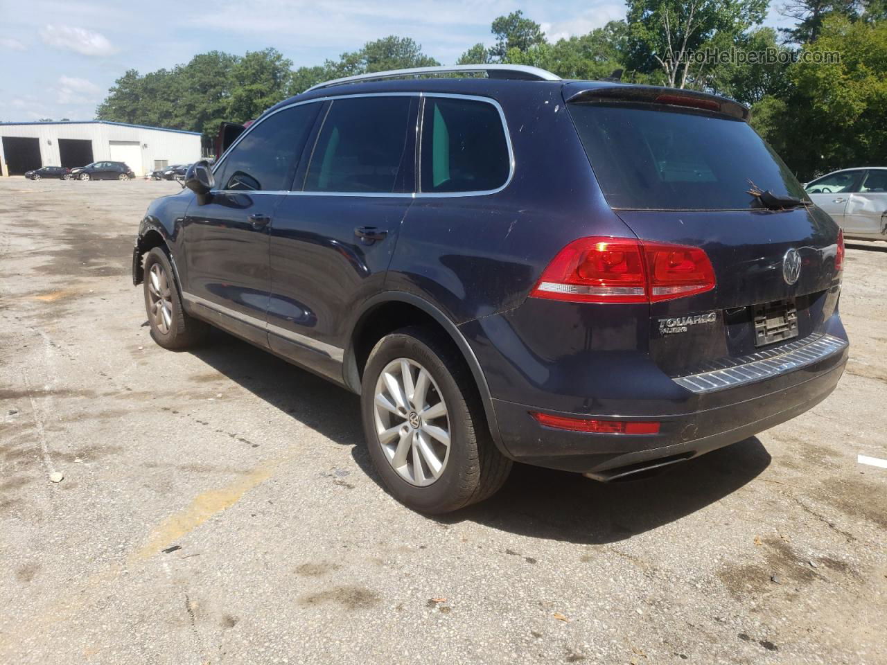 2013 Volkswagen Touareg V6 Синий vin: WVGEF9BP2DD008856