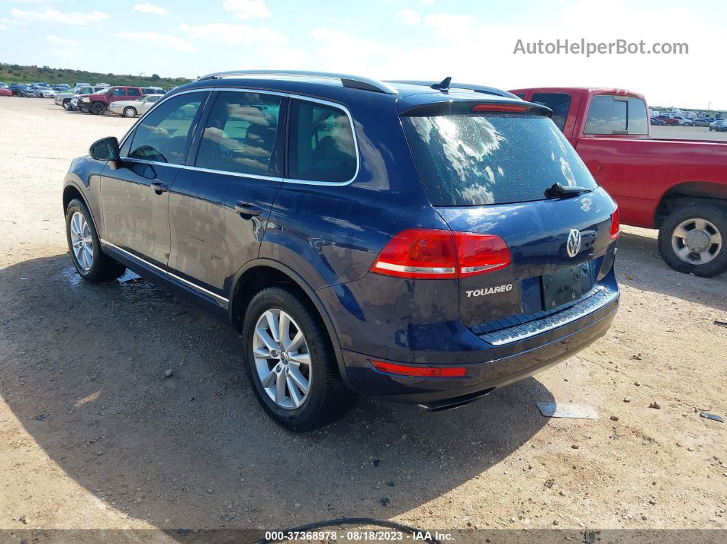 2013 Volkswagen Touareg Sport W/nav Dark Blue vin: WVGEF9BP2DD013765