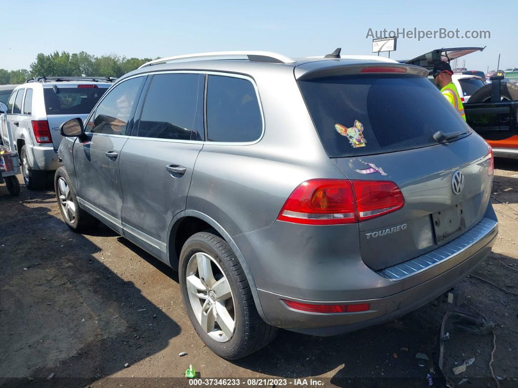 2014 Volkswagen Touareg Lux Серый vin: WVGEF9BP2ED011080