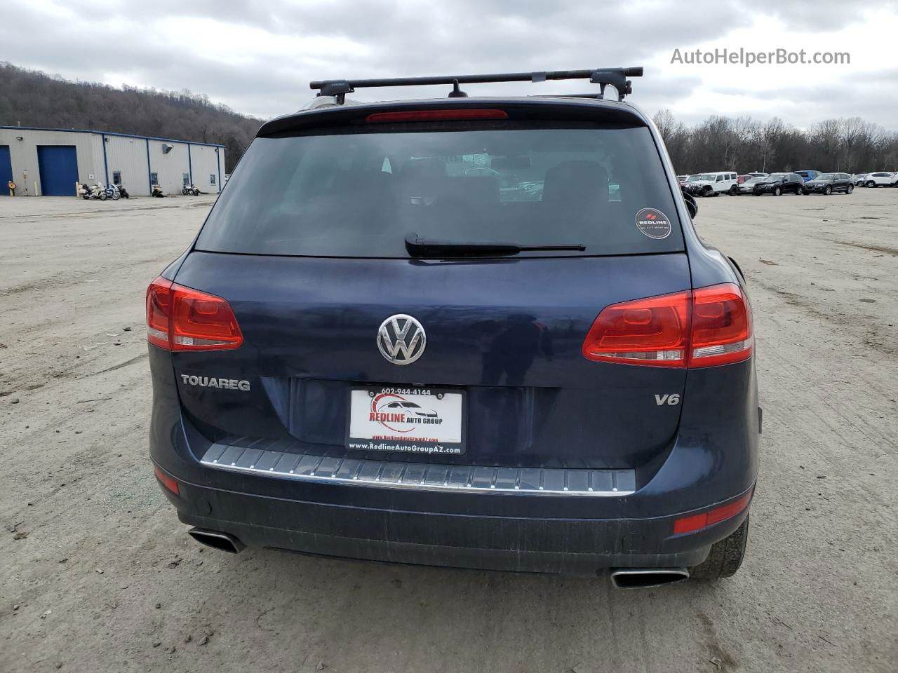 2012 Volkswagen Touareg V6 Blue vin: WVGEF9BP3CD006547