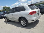 2013 Volkswagen Touareg V6 Silver vin: WVGEF9BP3DD009093