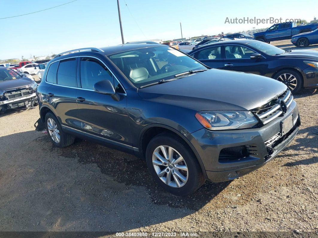 2014 Volkswagen Touareg 3.6l Sport Blue vin: WVGEF9BP3ED002940