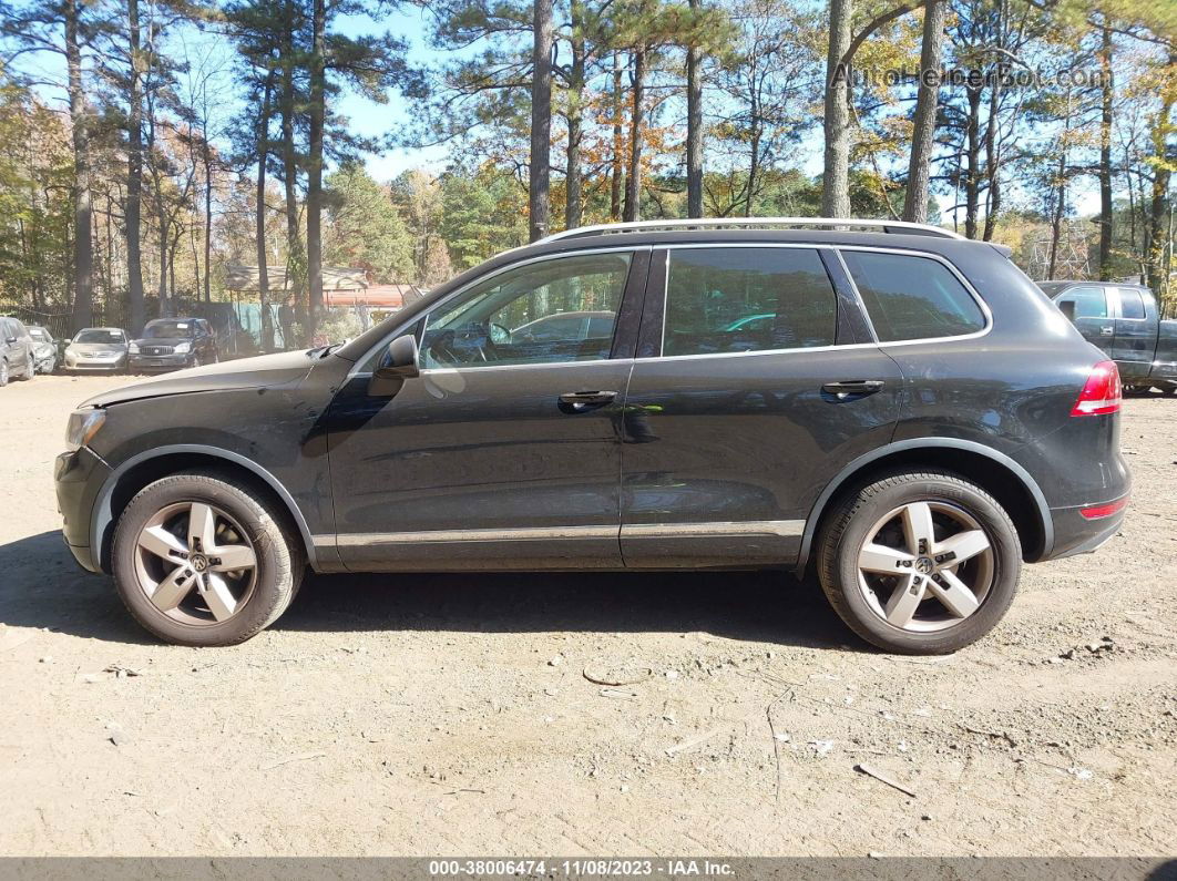 2014 Volkswagen Touareg Lux Black vin: WVGEF9BP3ED007314