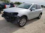 2014 Volkswagen Touareg V6 Silver vin: WVGEF9BP3ED009984