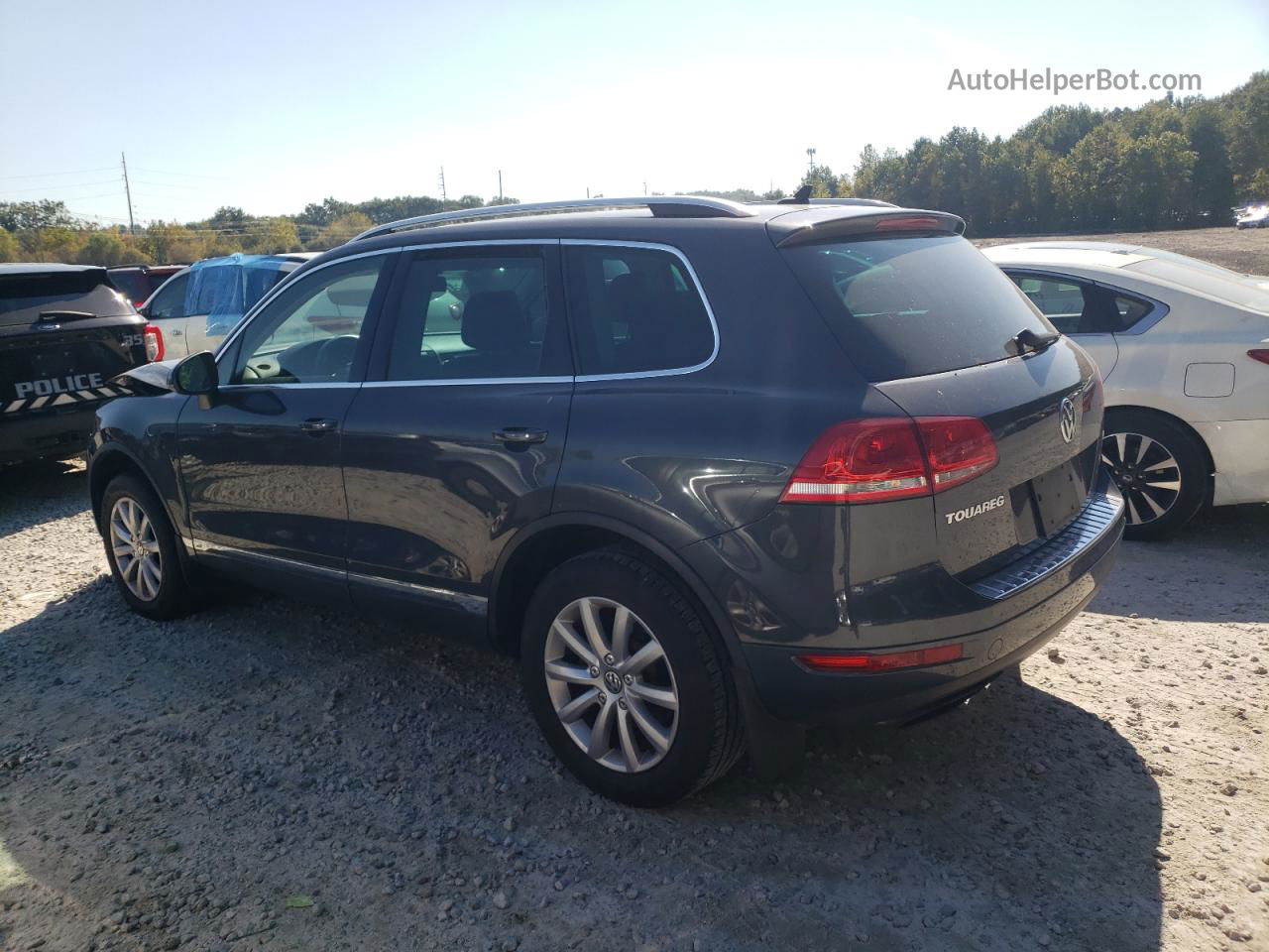 2012 Volkswagen Touareg V6 Gray vin: WVGEF9BP4CD007495