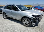 2012 Volkswagen Touareg V6 Silver vin: WVGEF9BP4CD011871